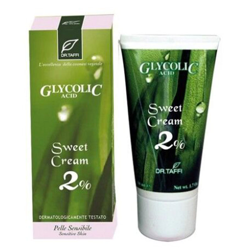Αντιρυτιδική Κρέμα για Ευαίσθητη Επιδερμίδα Organic Sweet Cream 2% Anti Wrinkle Treatment for Very Sensitive Skins Dr.Taffi 50ml