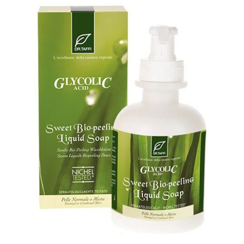 Vegan/Organic Υγρό Σαπούνι Καθαρισμού Προσώπου για Λεύκανση της Επιδερμίδας Sweet Peeling Liquid Soap Dr.Taffi 250ml