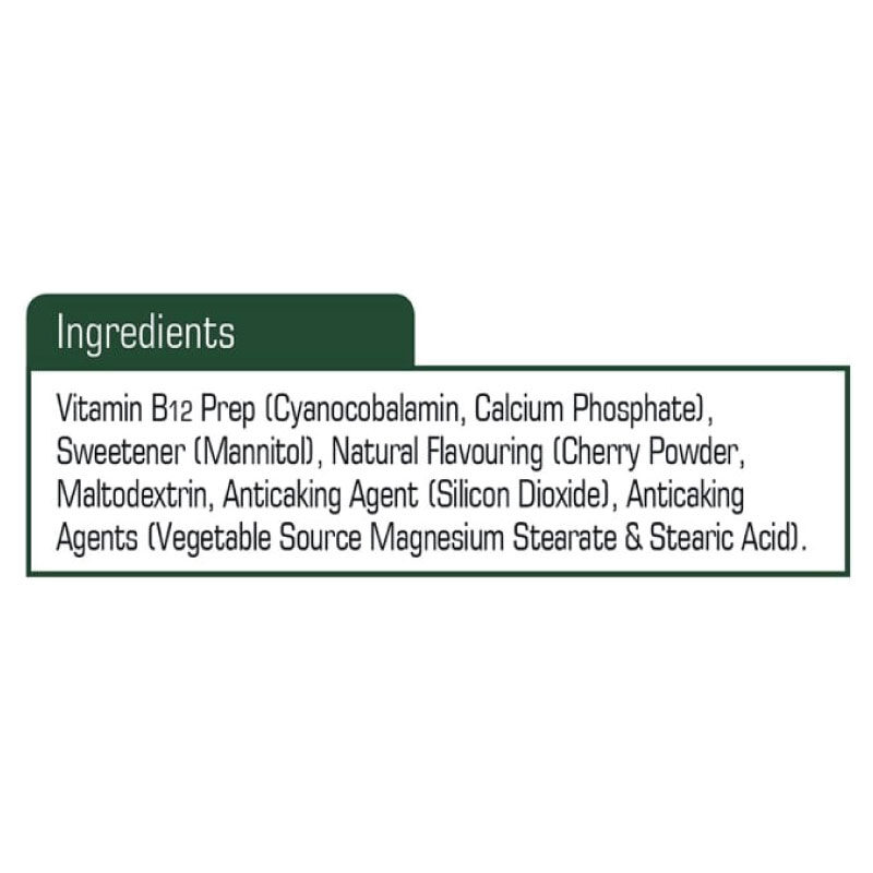 B12 Ingredients