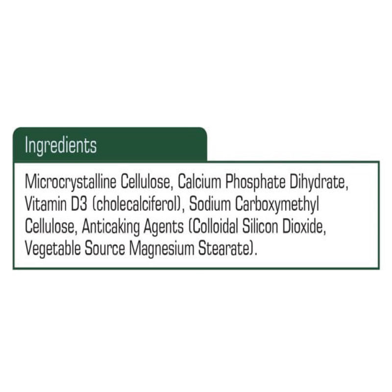 D3 1000IU Ingredients