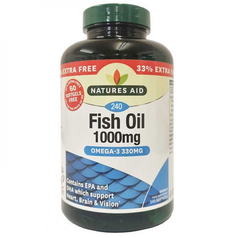 Natures Aid Fish Oil 1000 mg 240 κάψουλες