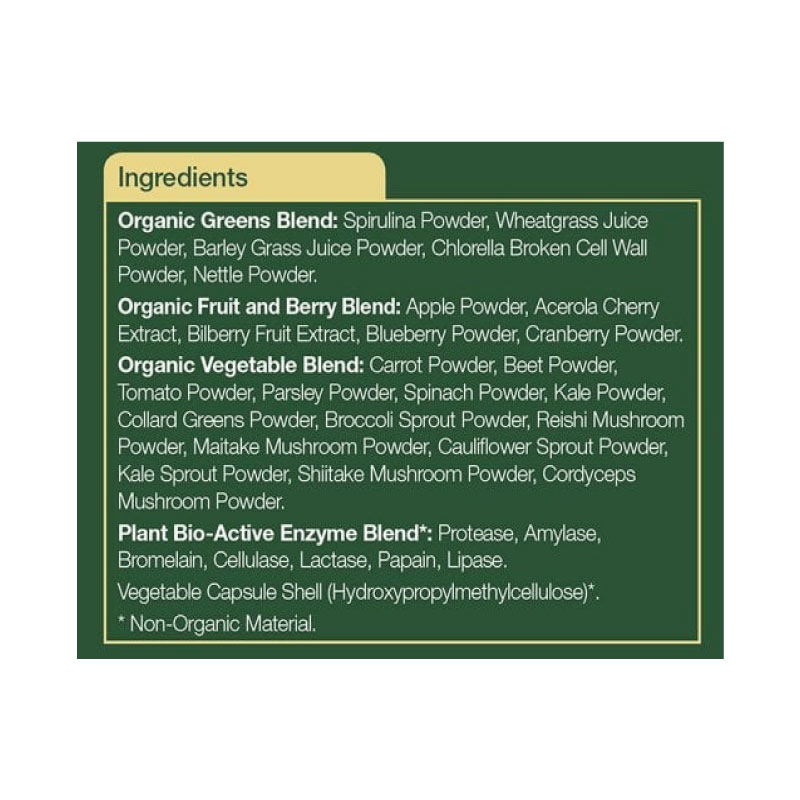 Ultimate Superfoods Ingredients