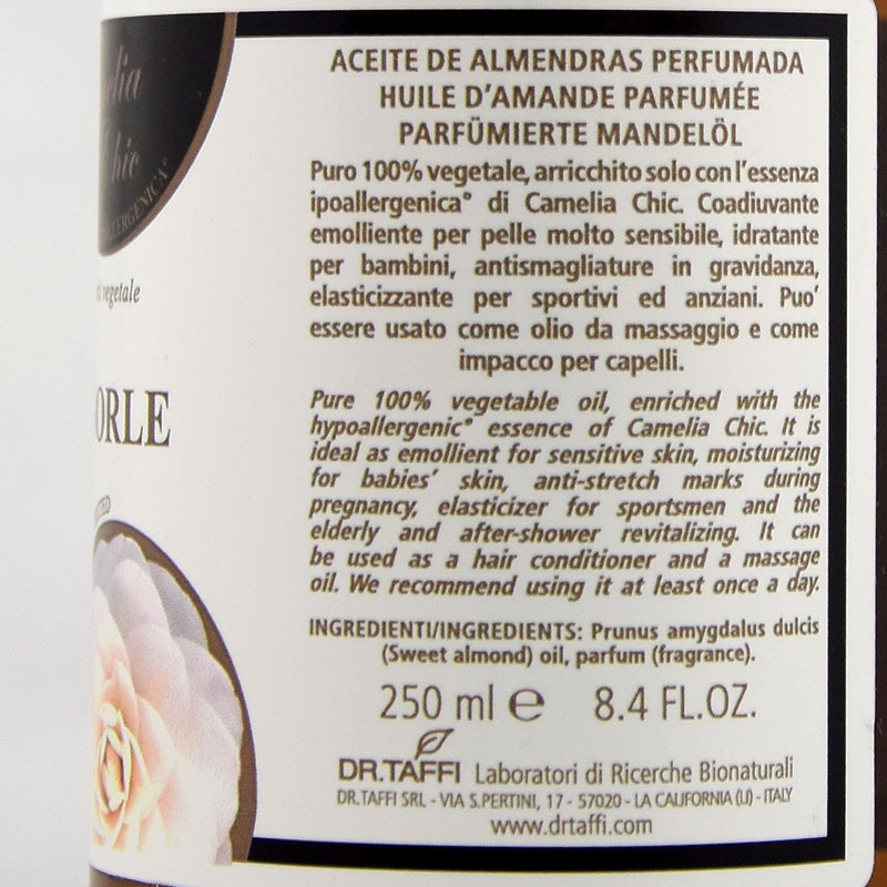 almond oil camelia chic dr-taffi