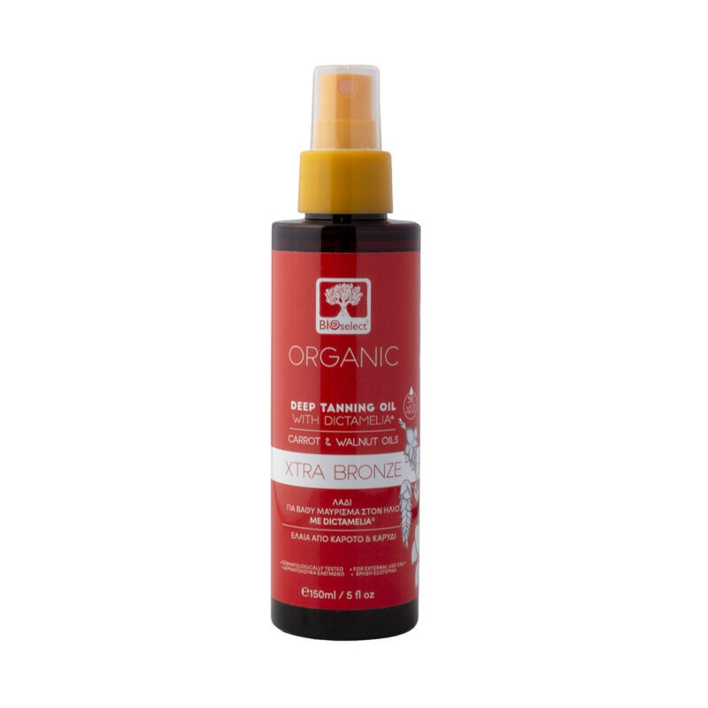 Vegan Λάδι για Βαθύ Μαύρισμα στον Ήλιο Bioselect 150ml
