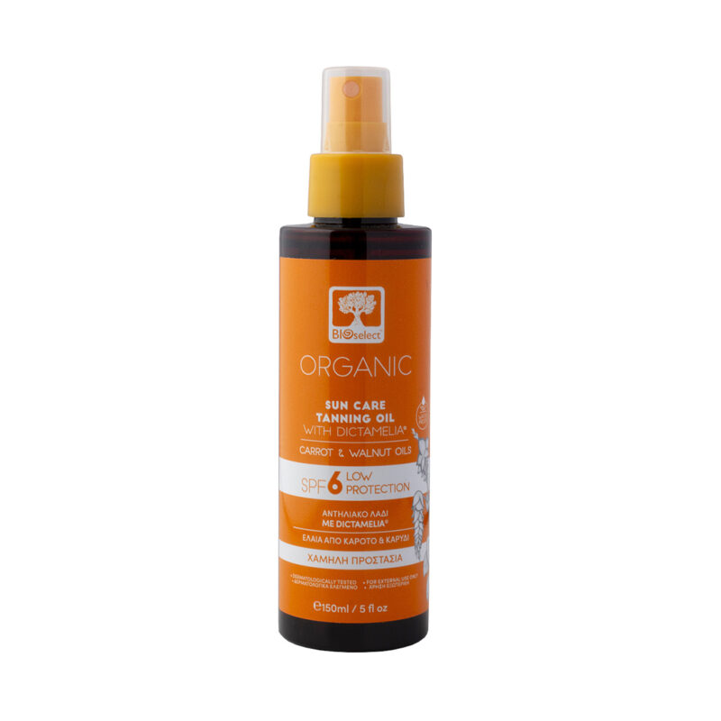 Αντιηλιακό Λάδι SPF 6 με Χαμηλή Προστασία Bioselect 150ml