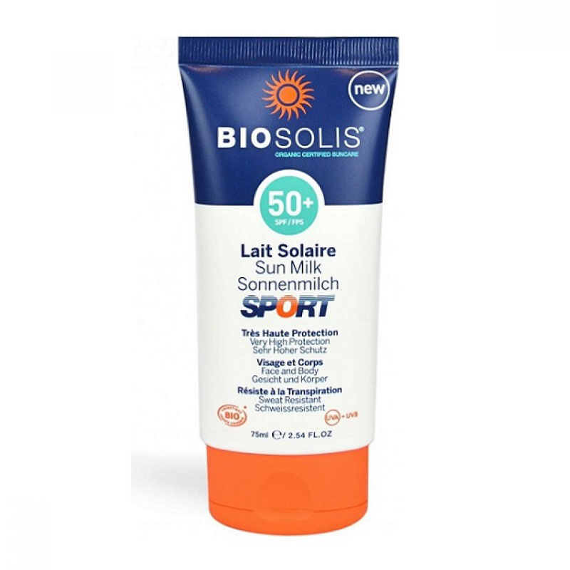 Biosolis Sports Extreme Βιολογικό Αντηλιακό για Αθλητές SPF50 75ml