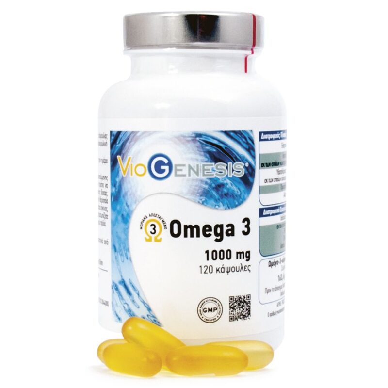 Viogenesis Omega 3 Fish Oil 1000mg 120 κάψουλες