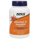 Now foods Choline & Inositol 500 mg 100 κάψουλες