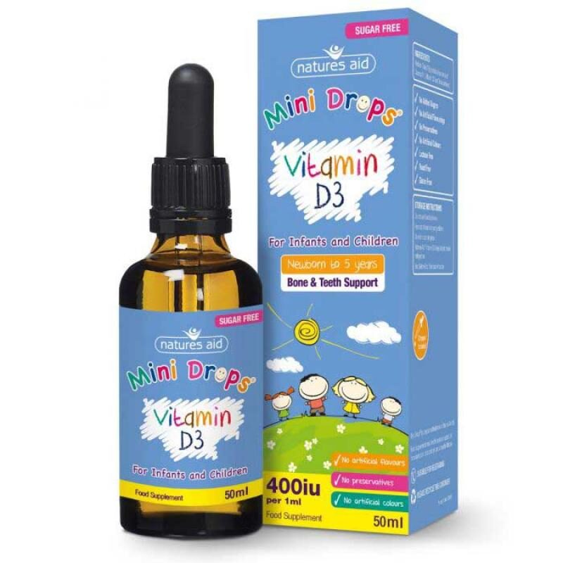 Natures Aid Vitamin D3 Drops for Kids 50 ml