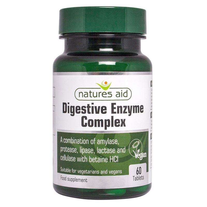 Natures Aid Digestive Enzyme Complex 60 ταμπλέτες