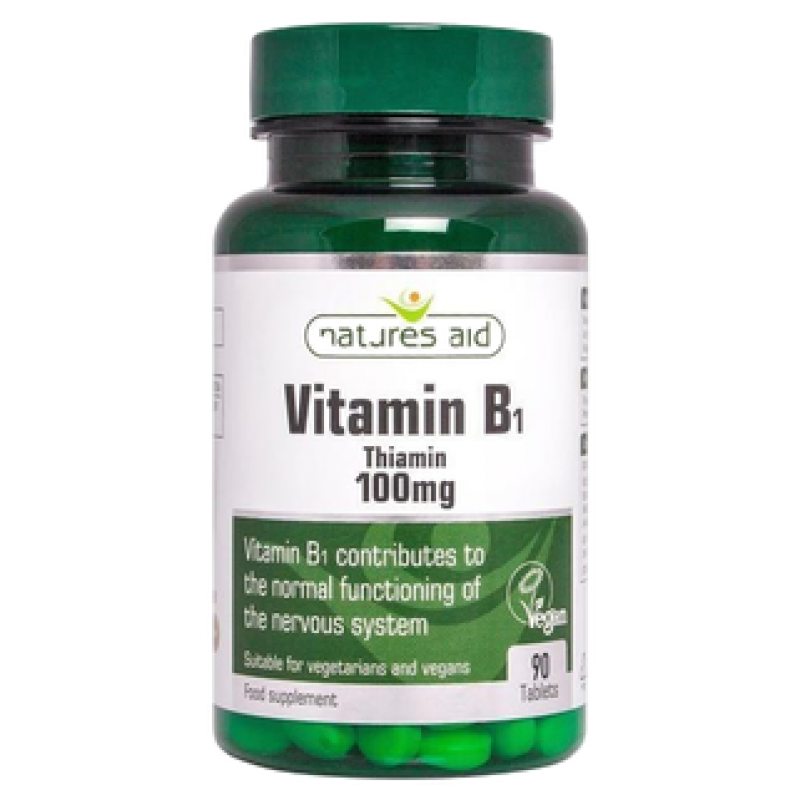 Natures Aid Vitamin B1 Thiamin 100 mg 90 ταμπλέτες