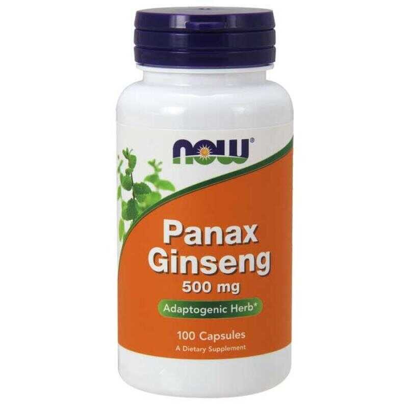 Now Foods Panax Ginseng 500mg 100 κάψουλες