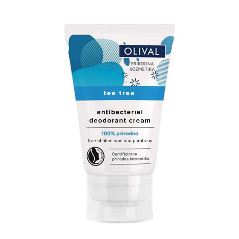 Antibacterial Deodorant Cream Tea Tree 50ml Olival