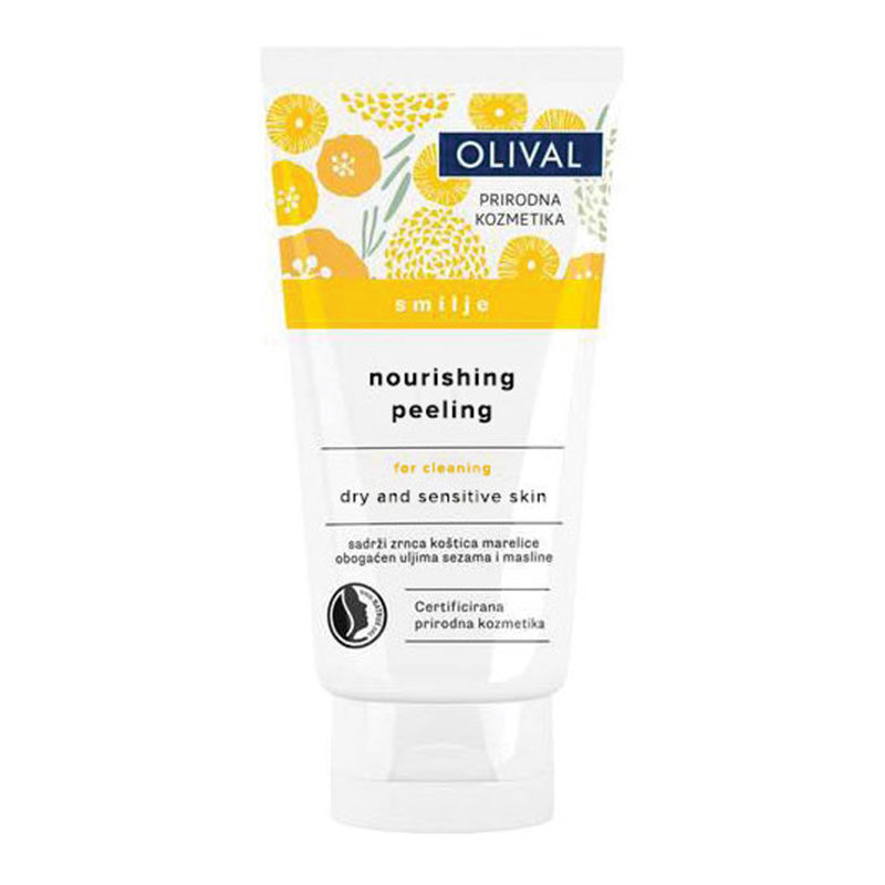 Vegan Organic Immortelle Nourishing Face Peeling- Βιολογικό Πίλινγκ Προσώπου με Ελίχρυσο-Olival 75ml