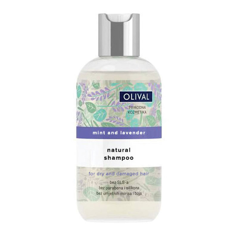 Natural Mint And Lavender Shampoo-Φυσικό Σαμπουάν με Μέντα και Λεβάντα-Olival 250ml