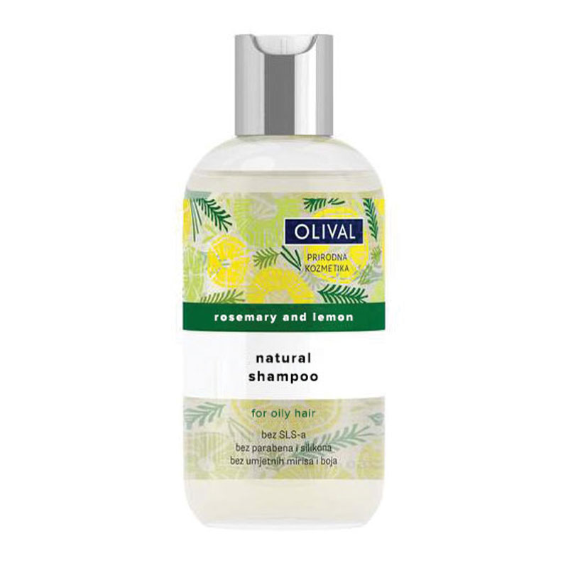 Vegan Natural Rosemary And Lemon Shampoo – Φυσικό Σαμπουάν με Δενδρολίβανο και Λεμόνι-Olival 250ml