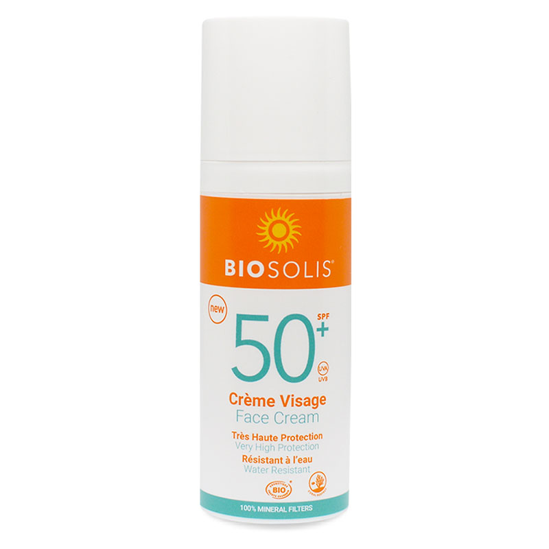 Vegan Face Cream SPF50 Για πολύ ευαίσθητο δέρμα ή με αλλεργίες Biosolis 50ml