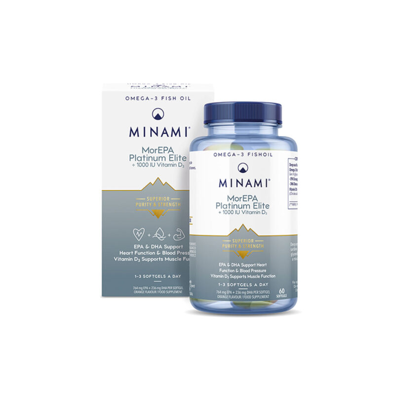 MorEPA Platinum Elite+Vitamin D3 Minami 60 capsules
