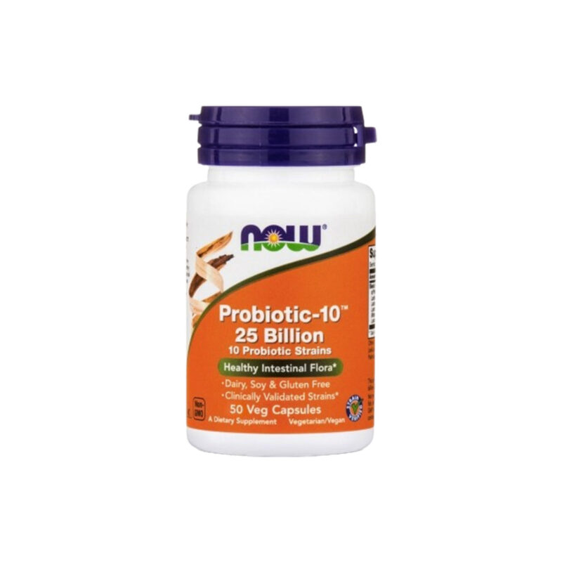 Vegan Probiotic -10 25 Billion Now Foods 50 Κάψουλες