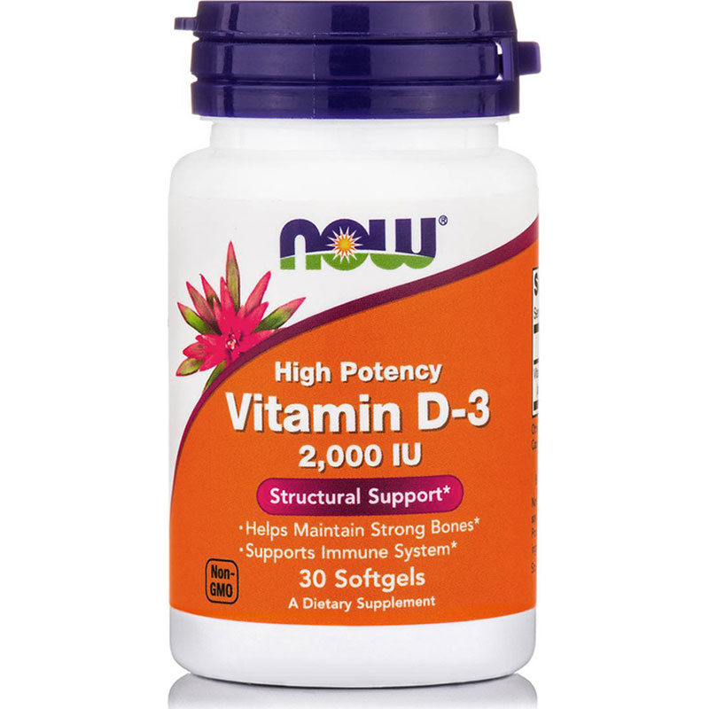 Vitamin D3 Now Foods 30 Μαλακές Κάψουλες