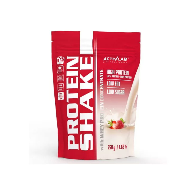 protein shake φράουλα activlab 750gr