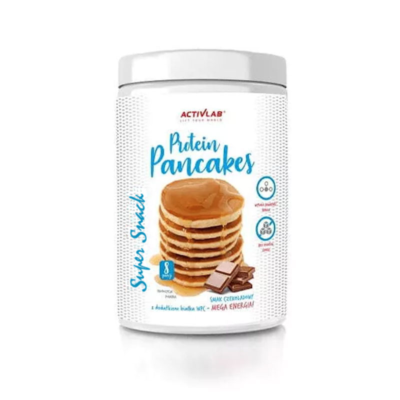 Super snack Protein Pancakes – 25,4gr πρωτεΐνης – χωρίς ζάχαρη με γεύση σοκολάτα 400γρ