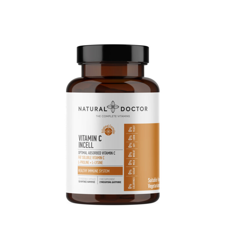 vitamin c incell natural doctor 120 caps