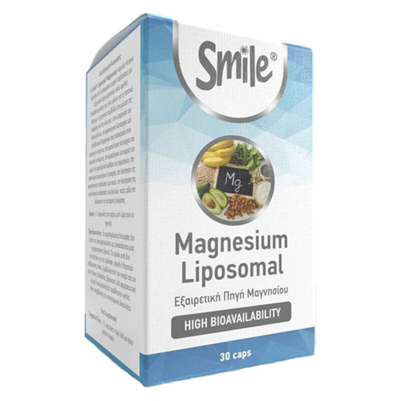 Magnesium Liposomal Λιποσωμιακό Μαγνήσιο Smile AM Health 30 Κάψουλες