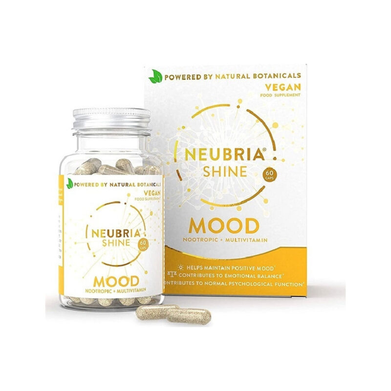 neubia shine mood συμπλήρωμα διατροφής για βελτίωση της διάθεσης και της ισορροπίας 60 κάψουλες