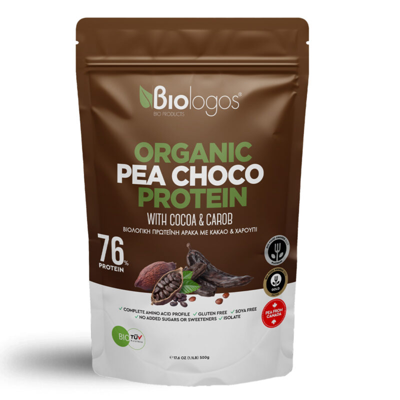 Vegan Βιολογική Πρωτεΐνη Αρακά CΗOCO Βιολόγος 500g