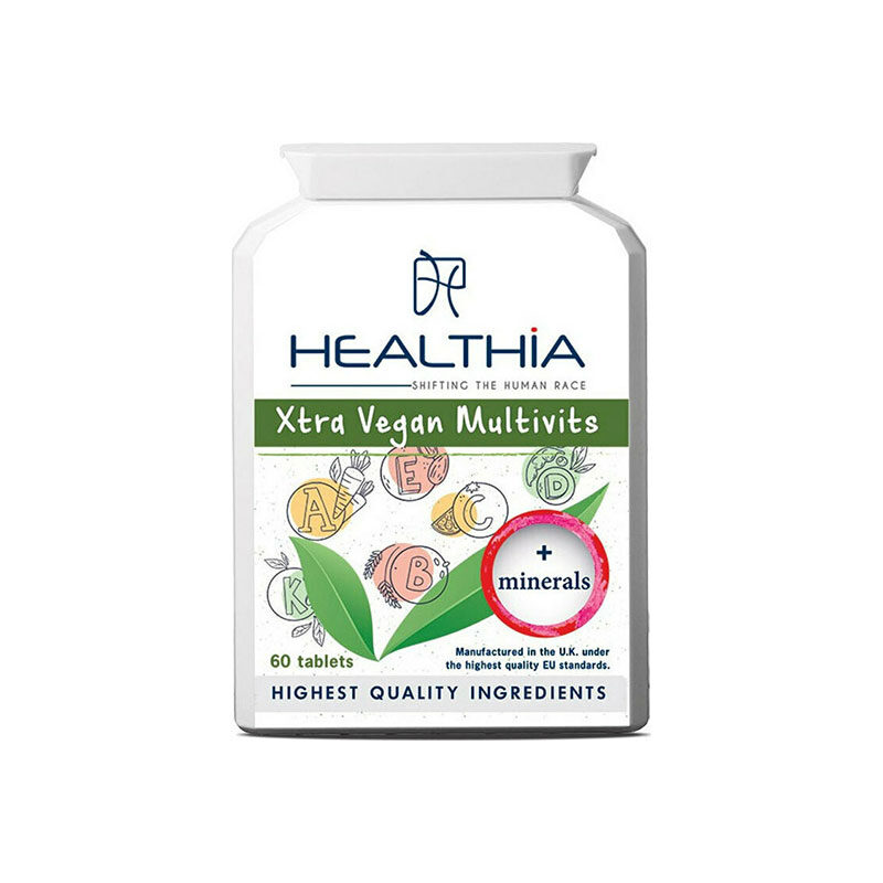 Xtra Vegan Multivits healthia 60 tablets