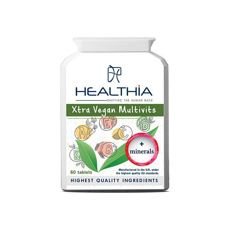 Xtra Vegan Multivits healthia 60 tablets
