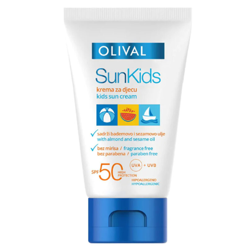 Natural Sun Kids Cream for Children SPF 50 Αντηλιακή Παιδική Κρέμα για Παιδιά SPF 50 Olival
