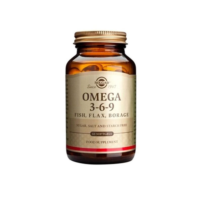 Omega 3-6-9 Fish, Flax, Borage Solgar 60 μαλακές κάψουλες
