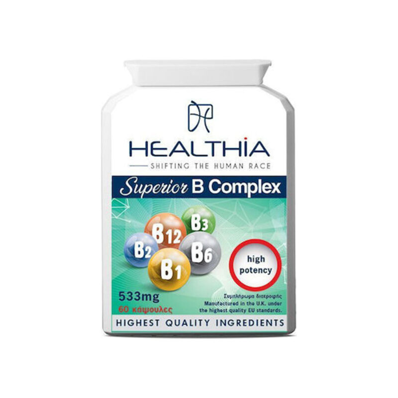 Superior B Complex 533mg Healthia 60 κάψουλες