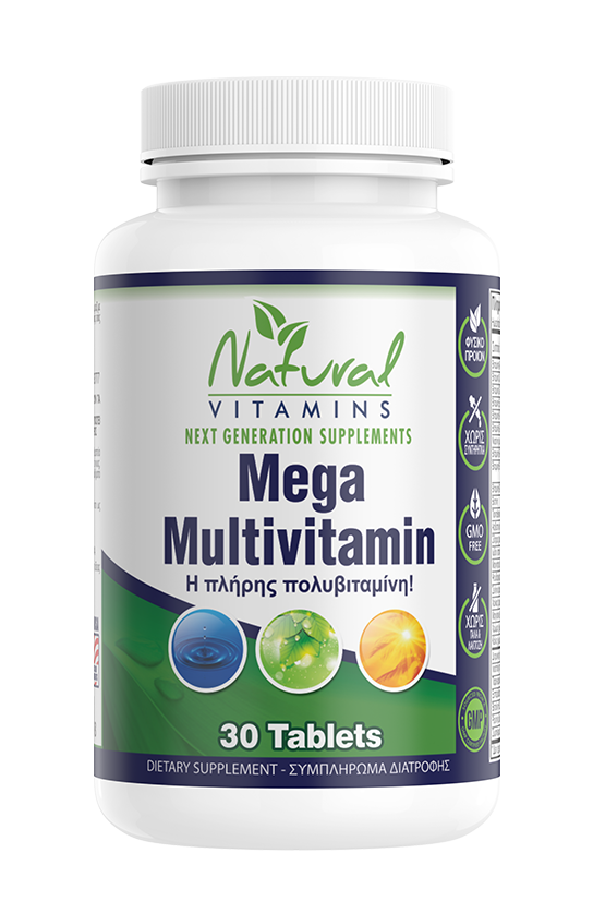 Mega Multivitamin Natural Vitamins