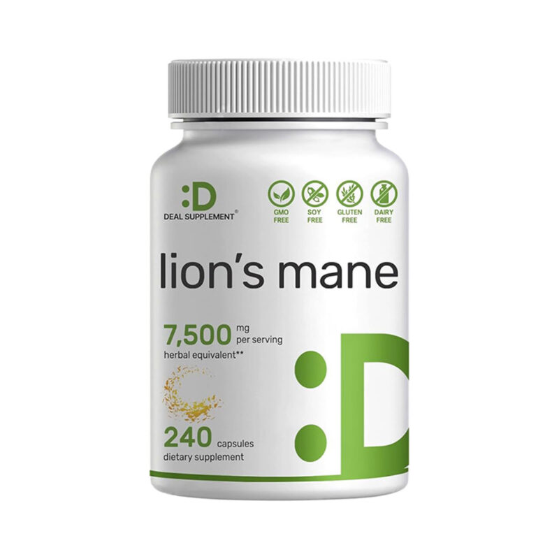 Lion's Mane (Συμπλήρωμα Μανιταριού) 7500mg Deal Supplement 240 Κάψουλες