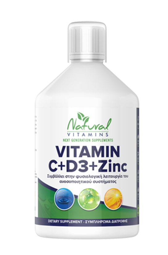 C D3 Zinc Natural Vitamins