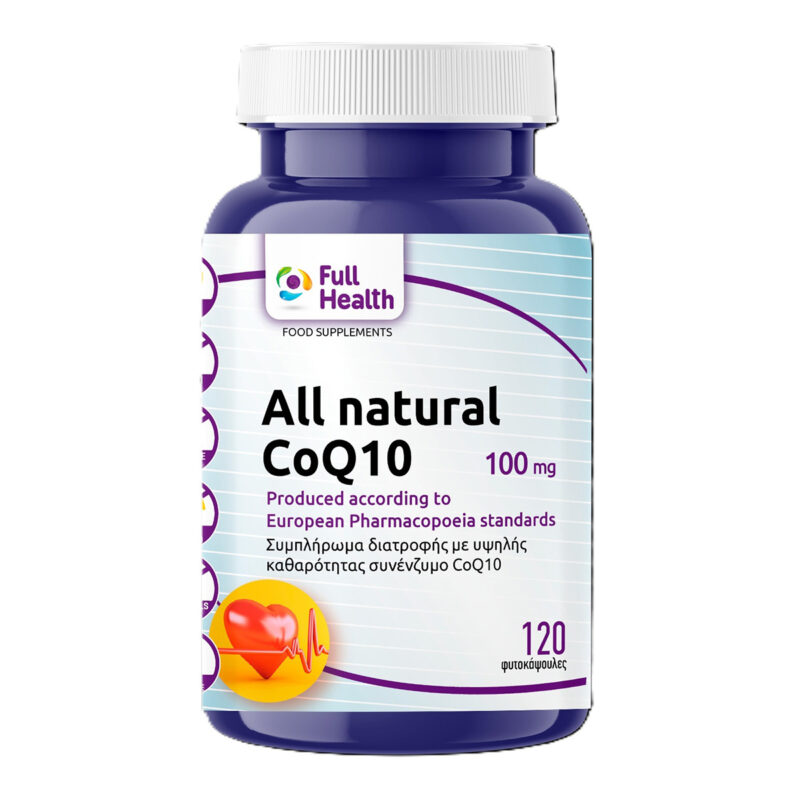 All Natural CoQ10 100 mg Full Health 120 κάψουλες