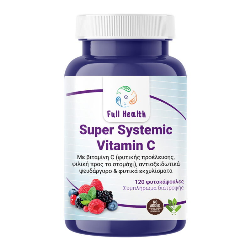 Full health Super systemic vitamin c bottle