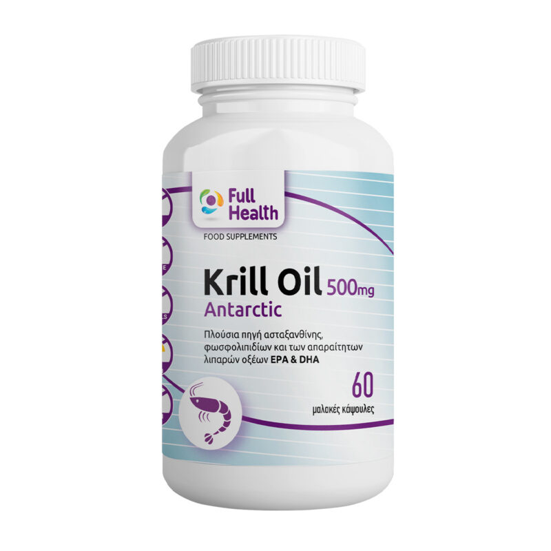 Krill Oil Antarctic Full Health 60 μαλακές κάψουλες