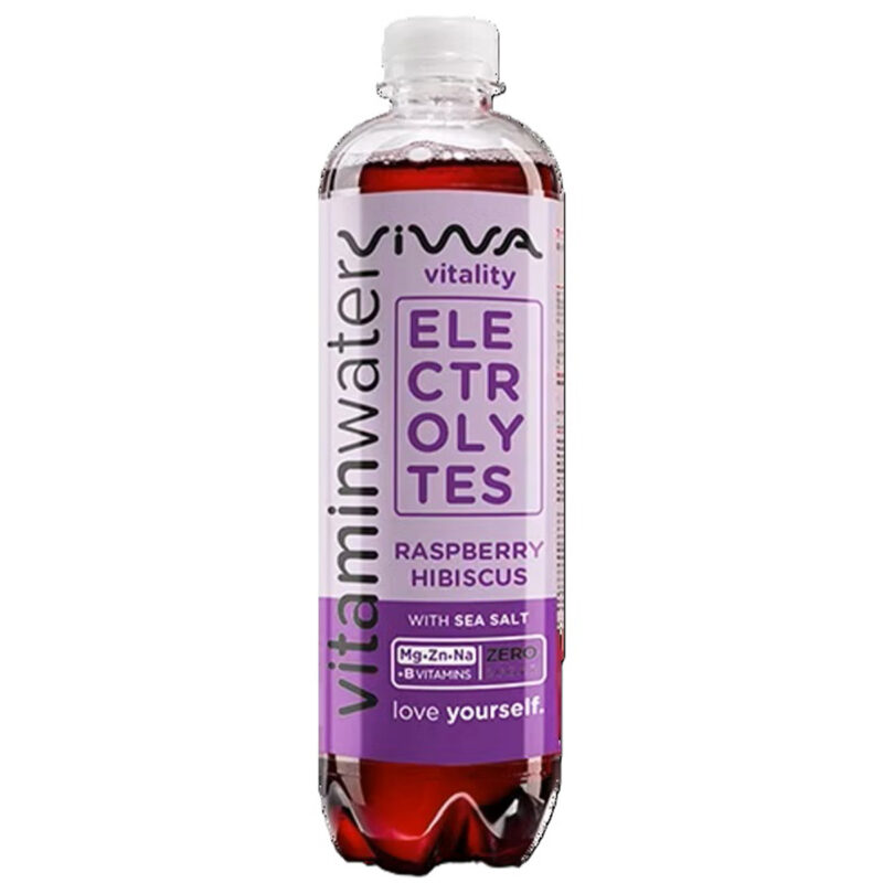 Vegan Βιταμινούχο Νερό Vitality με Ράσμπερι και Ιβίσκο Viwa 600ml