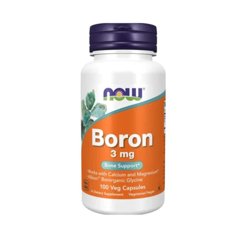 Vegan Boron 3mg Now Foods 100 φυτικές κάψουλες