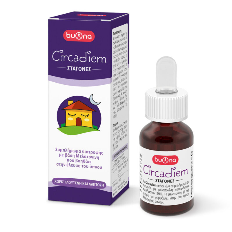 Circadiem σταγόνες μελατονίνης για παιδιά Buona 20mL
