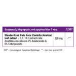 Vegan Gotu Kola Extract 220mg Full Health 90 κάψουλες συστατικά