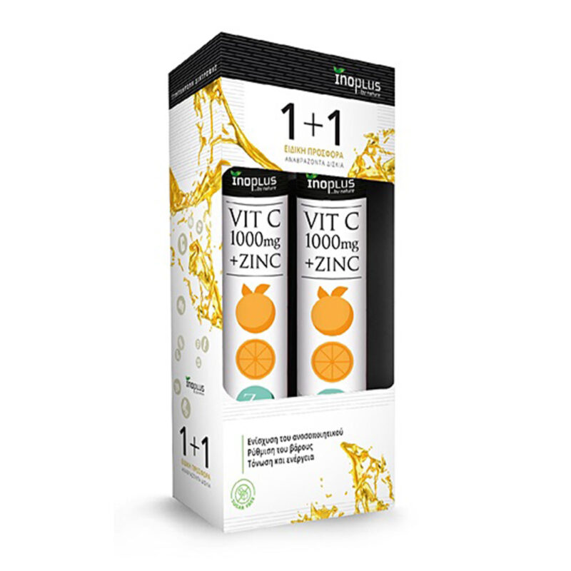 PROMO Vit C 1000- Zinc + Vit C 1000- Zinc Inoplus 20 αναβράζοντα δισκία