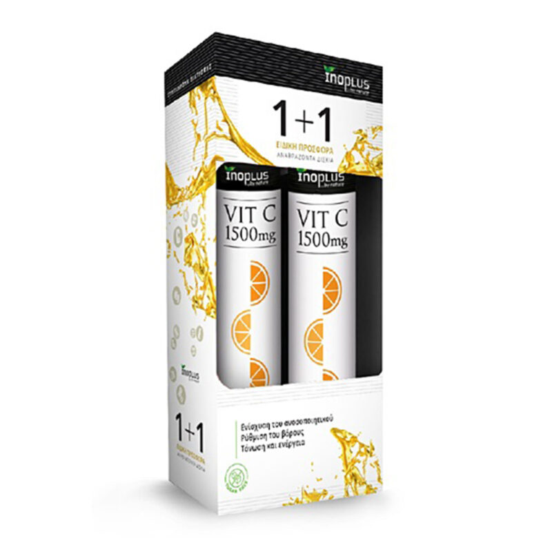 PROMO Vit C 1500+ Vit C 1500 Inoplus 20 αναβράζοντα δισκία
