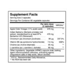 Vegan Apple Cider Vinegar and Berberine Natural Doctor 60 φυτικές κάψουλες label