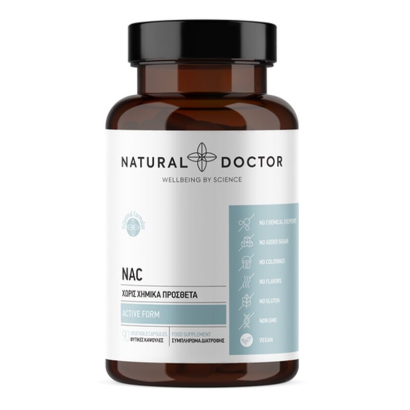 Vegan Nac 300mg Natural Doctor 90 φυτικές κάψουλες