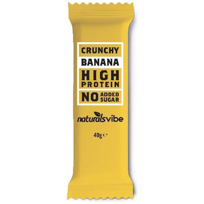 Protein Crunchy Μπάρα με Πρωτεΐνη με Μπανάνα Naturals 40 γρ